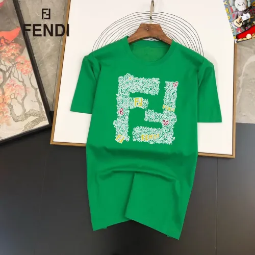 Cheap Fendi T-Shirts Short Sleeved For Unisex #1474030, $$25.00 USD On Fendi T-Shirts