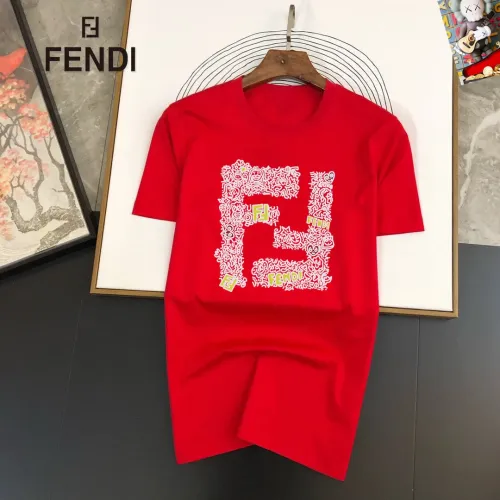 Cheap Fendi T-Shirts Short Sleeved For Unisex #1474031, $$25.00 USD On Fendi T-Shirts