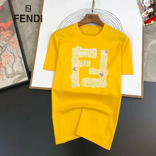 Cheap Fendi T-Shirts Short Sleeved For Unisex #1474032, $$25.00 USD On Fendi T-Shirts