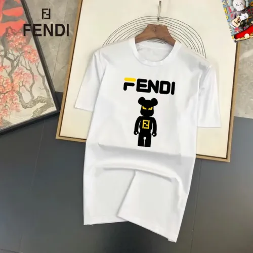 Cheap Fendi T-Shirts Short Sleeved For Unisex #1474099, $$25.00 USD On Fendi T-Shirts