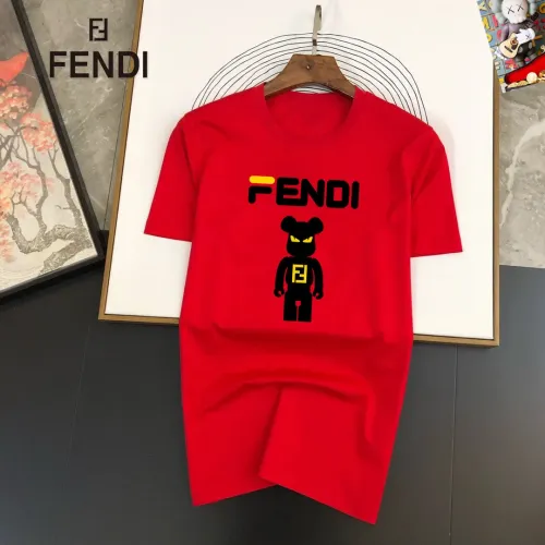 Cheap Fendi T-Shirts Short Sleeved For Unisex #1474103, $$25.00 USD On Fendi T-Shirts