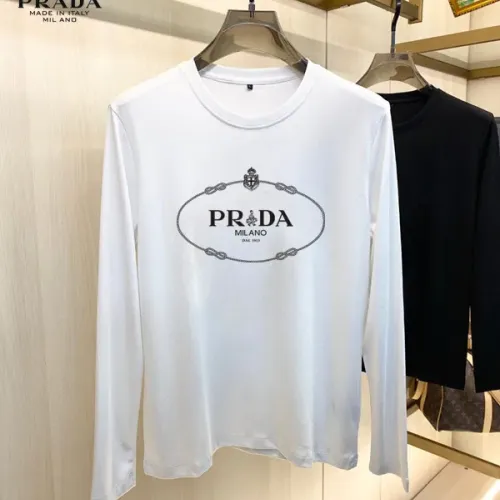 Cheap Prada T-Shirts Long Sleeved For Unisex #1474120, $$34.00 USD On Prada T-Shirts