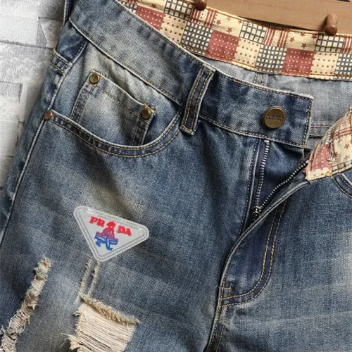 Replica Prada Jeans For Men #1474188 $40.00 USD for Wholesale