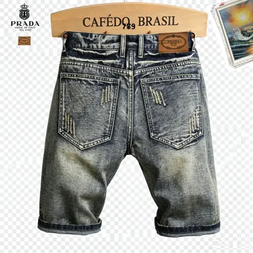Replica Prada Jeans For Men #1474190 $40.00 USD for Wholesale