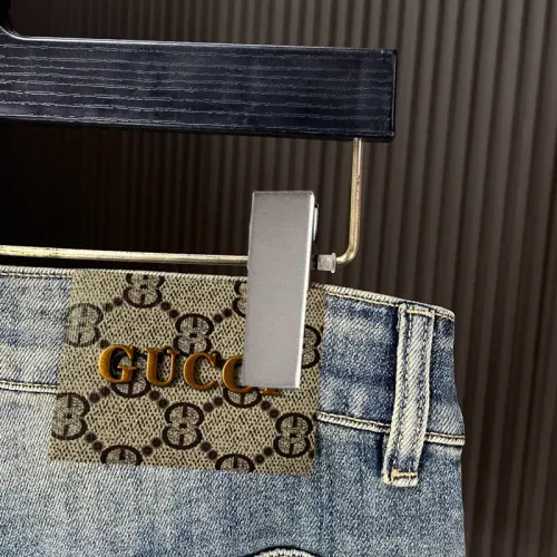 Replica Gucci Jeans For Men #1474204 $45.00 USD for Wholesale