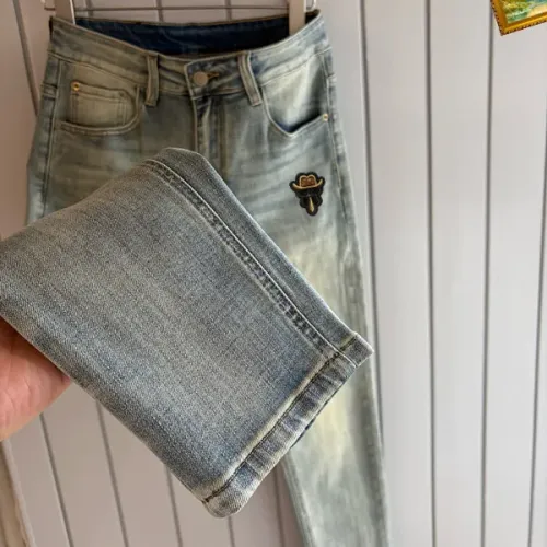 Replica Fendi Jeans For Men #1474234 $48.00 USD for Wholesale