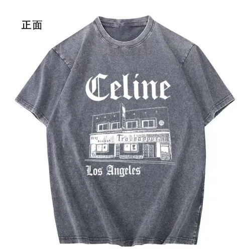 Cheap Celine T-Shirts Short Sleeved For Unisex #1474704, $$45.00 USD On Celine T-Shirts