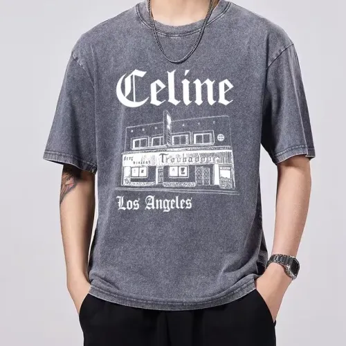 Replica Celine T-Shirts Short Sleeved For Unisex #1474704 $45.00 USD for Wholesale