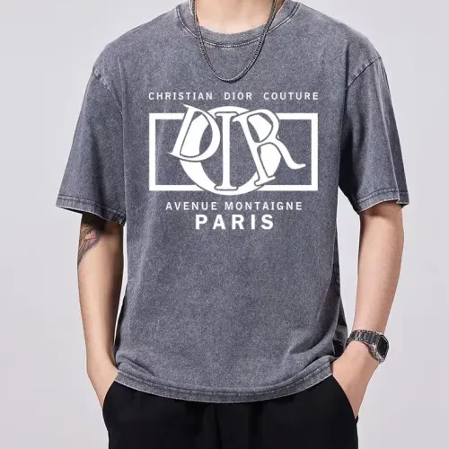 Replica Christian Dior T-Shirts Short Sleeved For Unisex #1474728 $45.00 USD for Wholesale