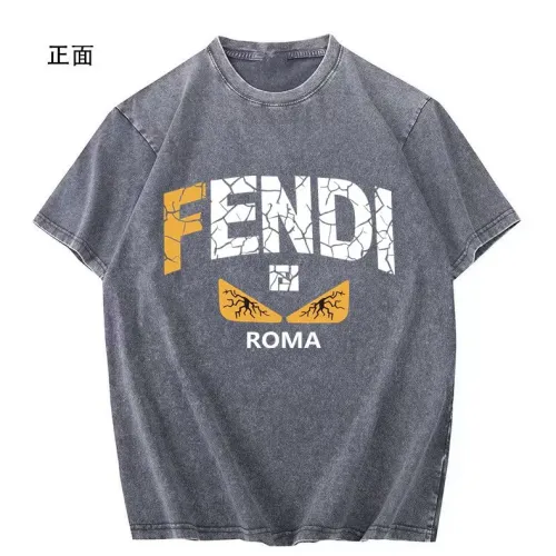 Cheap Fendi T-Shirts Short Sleeved For Unisex #1474736, $$45.00 USD On Fendi T-Shirts