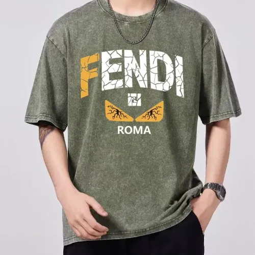 Cheap Fendi T-Shirts Short Sleeved For Unisex #1474737, $$45.00 USD On Fendi T-Shirts