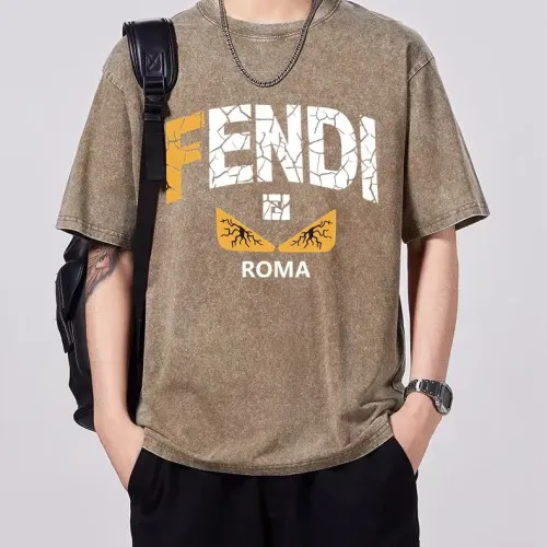 Cheap Fendi T-Shirts Short Sleeved For Unisex #1474738, $$45.00 USD On Fendi T-Shirts