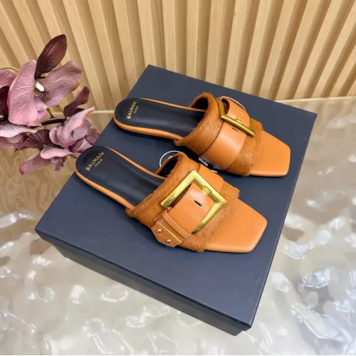 Cheap Balmain Slippers For Women #1474875, $$118.00 USD On Balmain Slippers