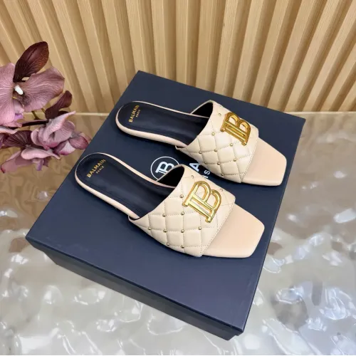 Cheap Balmain Slippers For Women #1474879, $$115.00 USD On Balmain Slippers