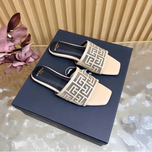 Cheap Balmain Slippers For Women #1474883, $$112.00 USD On Balmain Slippers