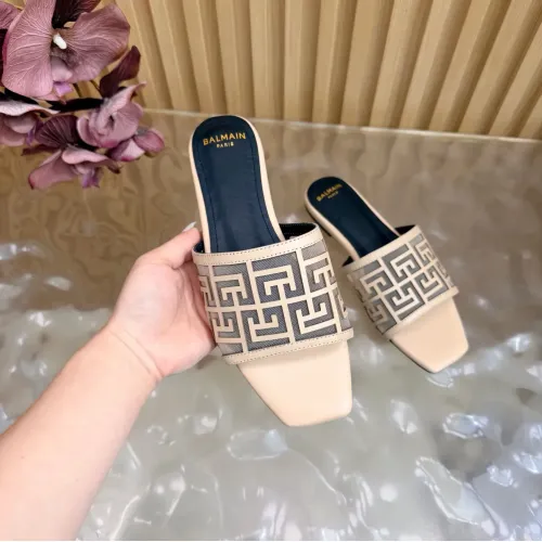 Replica Balmain Slippers For Women #1474883 $112.00 USD for Wholesale