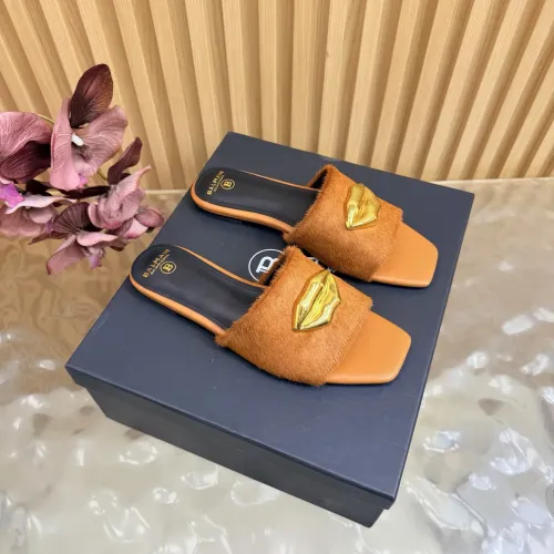 Cheap Balmain Slippers For Women #1474890, $$112.00 USD On Balmain Slippers