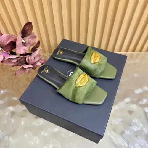 Cheap Balmain Slippers For Women #1474892, $$112.00 USD On Balmain Slippers