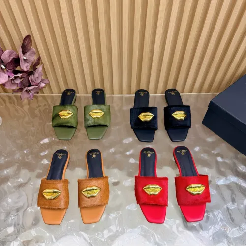 Replica Balmain Slippers For Women #1474892 $112.00 USD for Wholesale