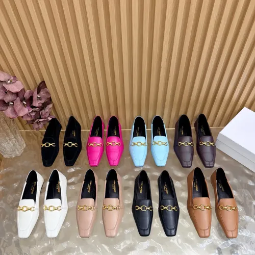 Replica Yves Saint Laurent YSL Leather Shoes For Women #1474917 $115.00 USD for Wholesale