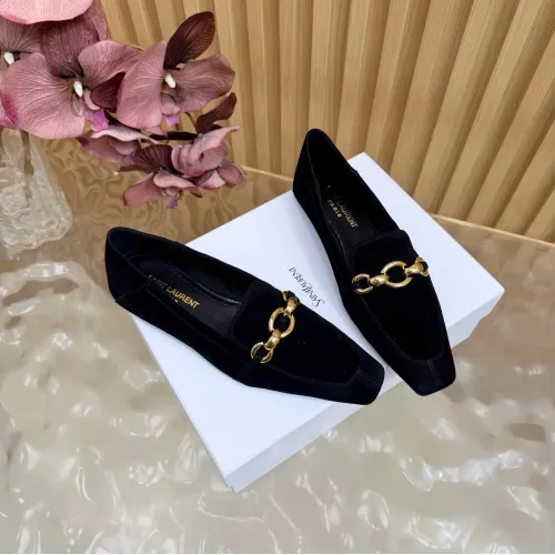 Replica Yves Saint Laurent YSL Leather Shoes For Women #1474922 $115.00 USD for Wholesale