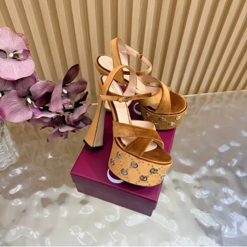 Replica Gucci Sandal For Women #1474924 $125.00 USD for Wholesale