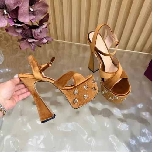 Replica Gucci Sandal For Women #1474924 $125.00 USD for Wholesale