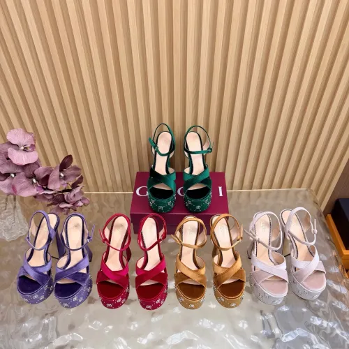 Replica Gucci Sandal For Women #1474924 $125.00 USD for Wholesale