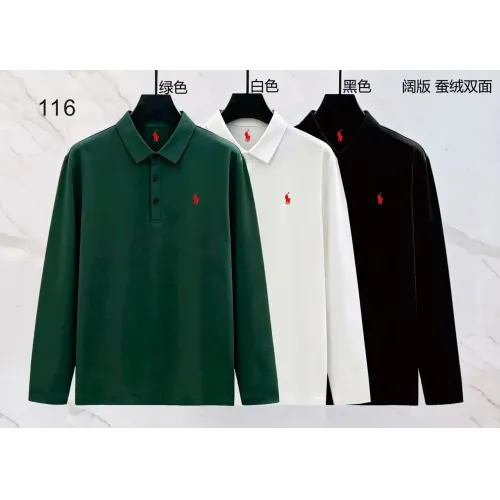 Replica Ralph Lauren Polo T-Shirts Long Sleeved For Men #1474941 $42.00 USD for Wholesale