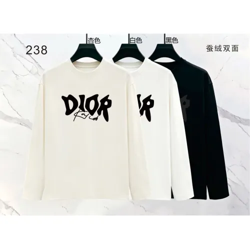 Replica Christian Dior T-Shirts Long Sleeved For Men #1475003 $39.00 USD for Wholesale
