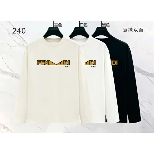 Replica Fendi T-Shirts Long Sleeved For Men #1475021 $39.00 USD for Wholesale