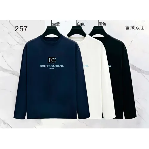 Replica Dolce & Gabbana D&G T-Shirts Long Sleeved For Men #1475025 $39.00 USD for Wholesale