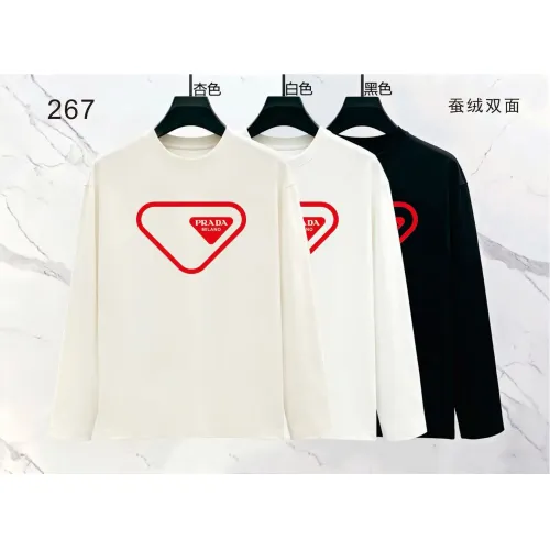 Replica Prada T-Shirts Long Sleeved For Men #1475032 $39.00 USD for Wholesale