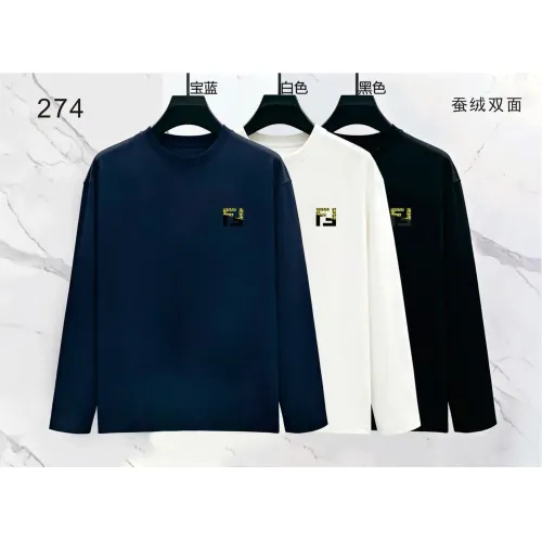 Replica Fendi T-Shirts Long Sleeved For Men #1475061 $39.00 USD for Wholesale