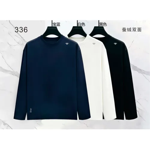 Replica Christian Dior T-Shirts Long Sleeved For Men #1475084 $39.00 USD for Wholesale