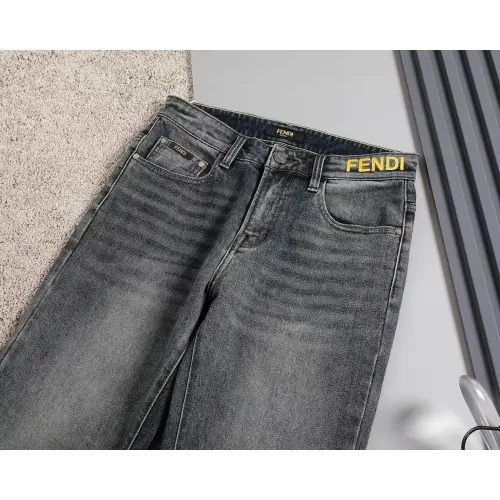 Replica Fendi Jeans For Men #1475124 $45.00 USD for Wholesale