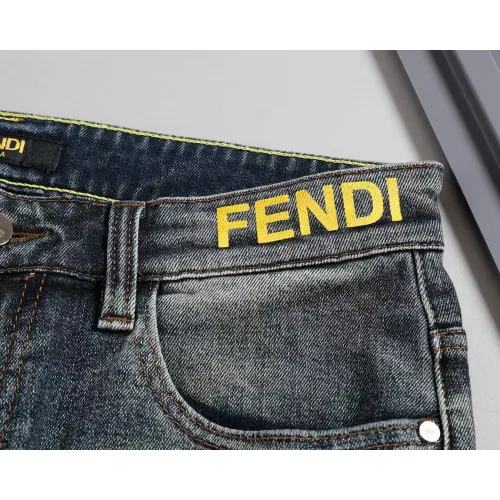 Replica Fendi Jeans For Men #1475124 $45.00 USD for Wholesale