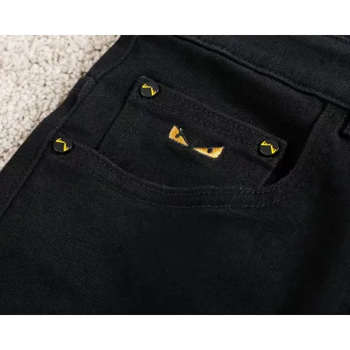 Replica Fendi Jeans For Men #1475128 $45.00 USD for Wholesale
