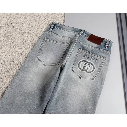 Replica Gucci Jeans For Men #1475132 $45.00 USD for Wholesale