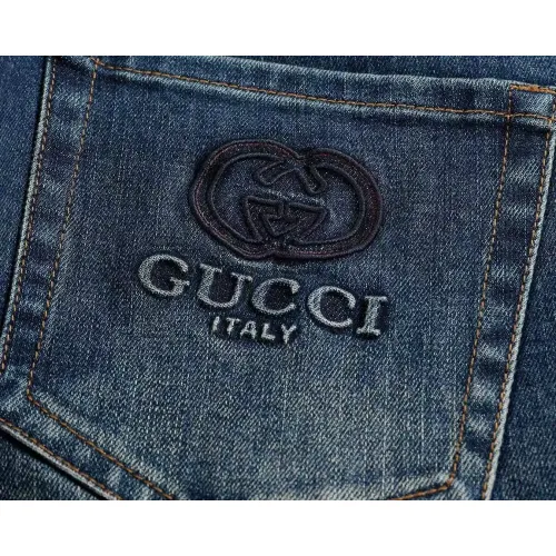 Replica Gucci Jeans For Men #1475133 $45.00 USD for Wholesale
