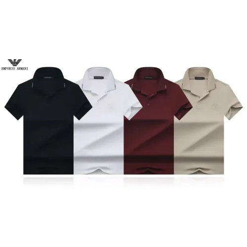 Replica Armani T-Shirts Short Sleeved For Men #1475214 $32.00 USD for Wholesale