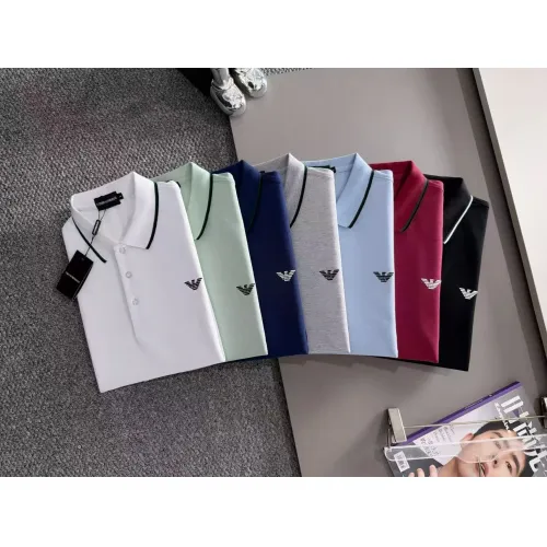 Replica Armani T-Shirts Short Sleeved For Men #1475242 $38.00 USD for Wholesale
