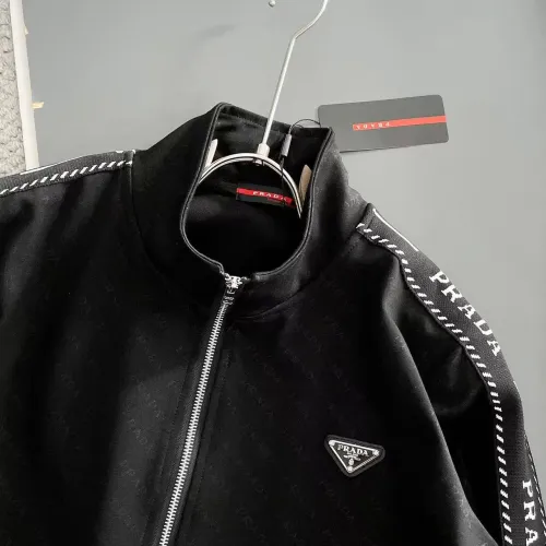 Replica Prada Tracksuits Long Sleeved For Men #1475285 $88.00 USD for Wholesale