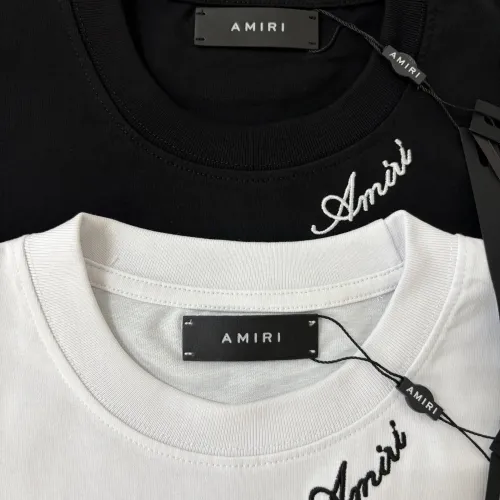 Replica Amiri T-Shirts Short Sleeved For Unisex #1475287 $32.00 USD for Wholesale