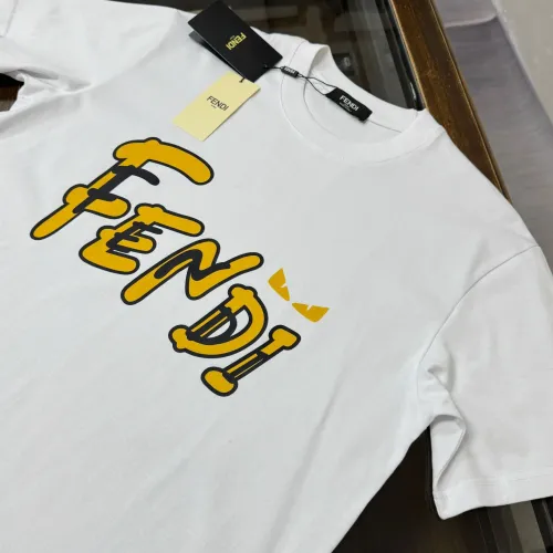 Replica Fendi T-Shirts Short Sleeved For Men #1475363 $45.00 USD for Wholesale