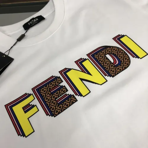 Replica Fendi T-Shirts Short Sleeved For Men #1475370 $45.00 USD for Wholesale
