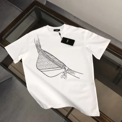 Cheap Fendi T-Shirts Short Sleeved For Men #1475373, $$45.00 USD On Fendi T-Shirts