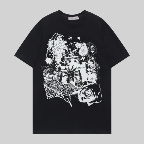 Cheap Alexander McQueen T-shirts Short Sleeved For Unisex #1475423, $$32.00 USD On Alexander McQueen T-shirts