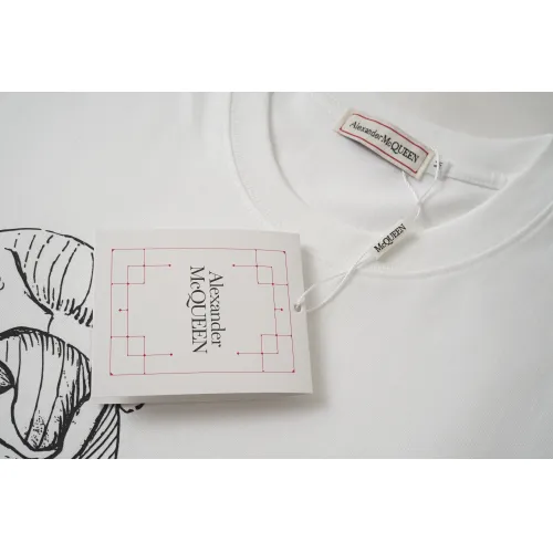 Replica Alexander McQueen T-shirts Short Sleeved For Unisex #1475424 $32.00 USD for Wholesale