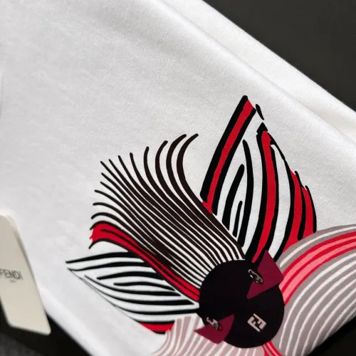 Replica Fendi T-Shirts Short Sleeved For Men #1475477 $45.00 USD for Wholesale